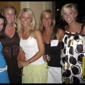 Vintage White and Brown Polka Dot Dress